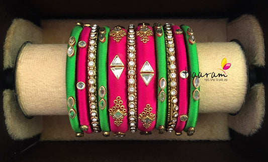 Silk Thread Bangles BS0056