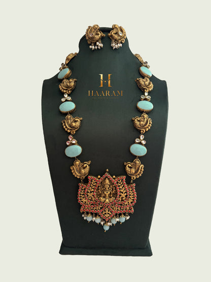 Peacock Terracotta Necklace